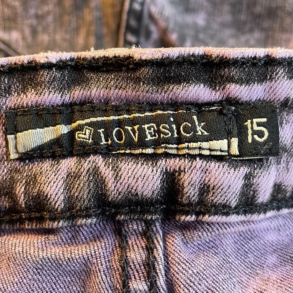 Purple Skinny Jeans Size 15 Lovesick - Picture 8 of 10